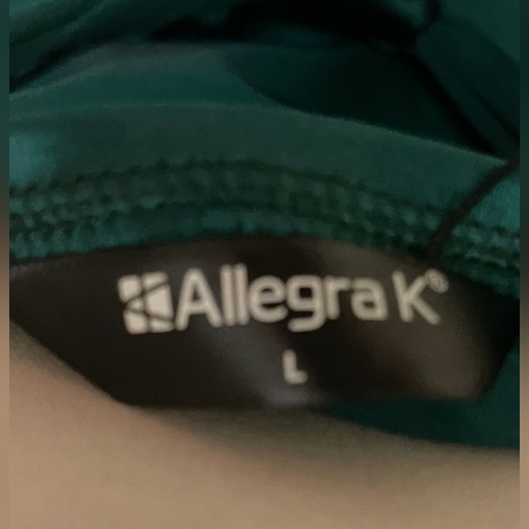 NWT ALLEGRA K BEAUTIFUL EMERALD GREEN strapless gown - Picture 5 of 10